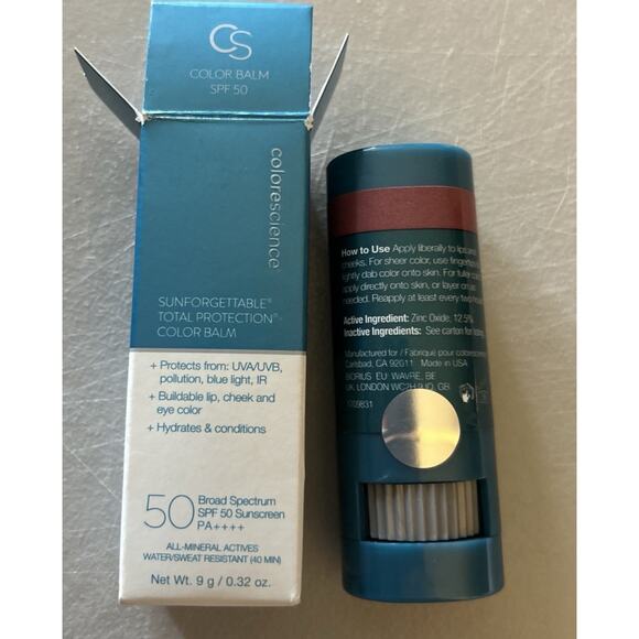 Colorescience SunforgettableTotal Protection Color Balm SPF50 Violet Haze .32oz - Picture 5 of 16